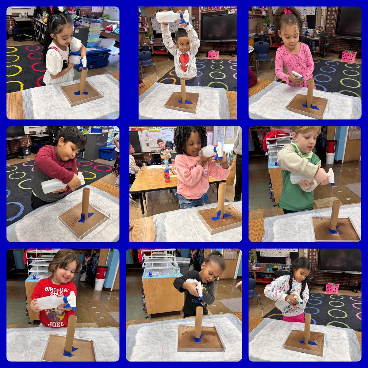 These little scientists tried to see why one side of the pole was wet but not the other side. We found that it was the rain and wind combined to cause the pole to get wet #kindergartenfun <a href="/YatesSCSD/">Yates Elementary</a> <a href="/SCSchools/">Schenectady Schools</a>