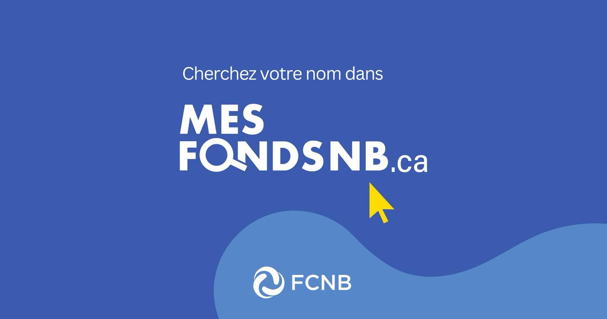 Avec les Fêtes qui approchent, qui n’aimerait pas trouver de l’argent oublié?!  

Faites une recherche en inscrivant votre nom. C’est gratuit et facile. Vous pourriez avoir une surprise!  MesFondsNB.ca 🔍💰