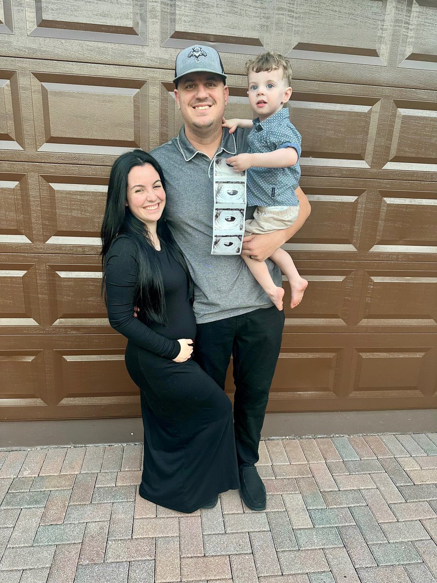 Manager_Drew's tweet image. Another blessing coming our way! Baby #2 due in June! God is so good.