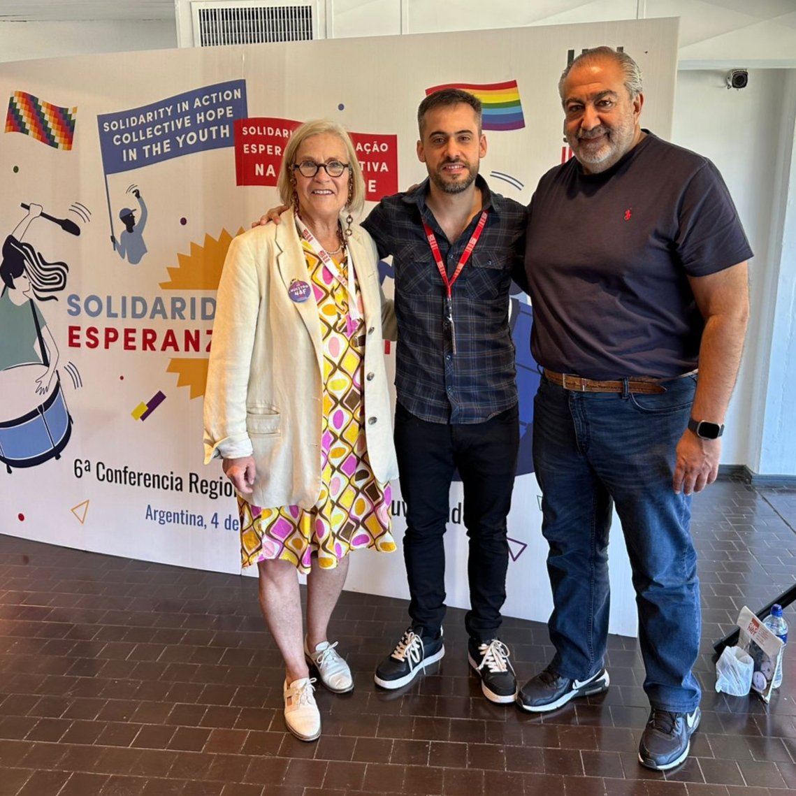 Somos jóvenes.
Somos sindicalistas.
Somos de Argentina.

Y ahora volvemos a tener la presidencia de <a href="/uniamericas/">UNI Américas</a> Juventud en manos de nuestro querido compañero <a href="/juanma_silva/">Juanma Silva</a> 

¡No nos para nadie!

#SolidaridadEnAccion