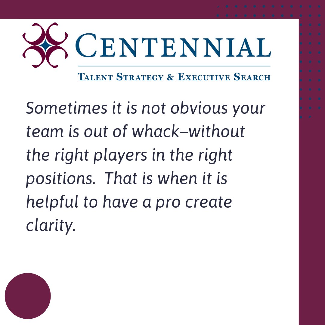 Do you need clarity on the make-up of your team? bit.ly/310GiIs
