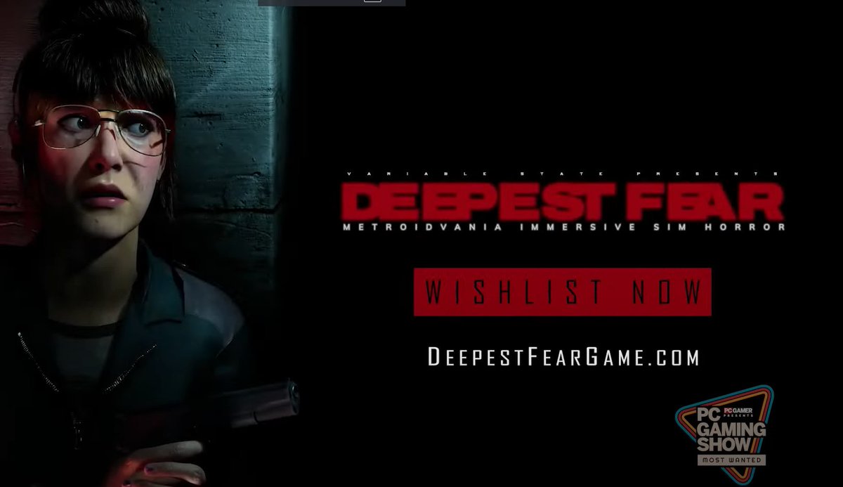 ZackFurniss's tweet photo. Deepest Fear looks like exactly my kinda shit but  i hope it's secretly a Deep Fear sequel #PCGamingShow https://t.co/WM5gj5u2MM