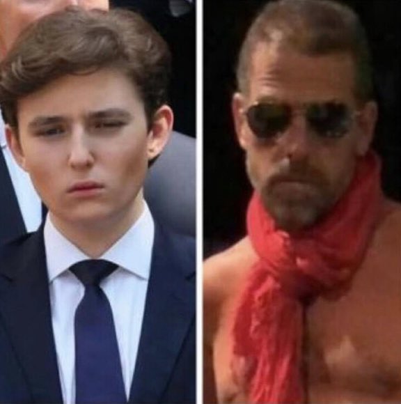 Reminder: The FBI raided Barron's room but never Hunter's