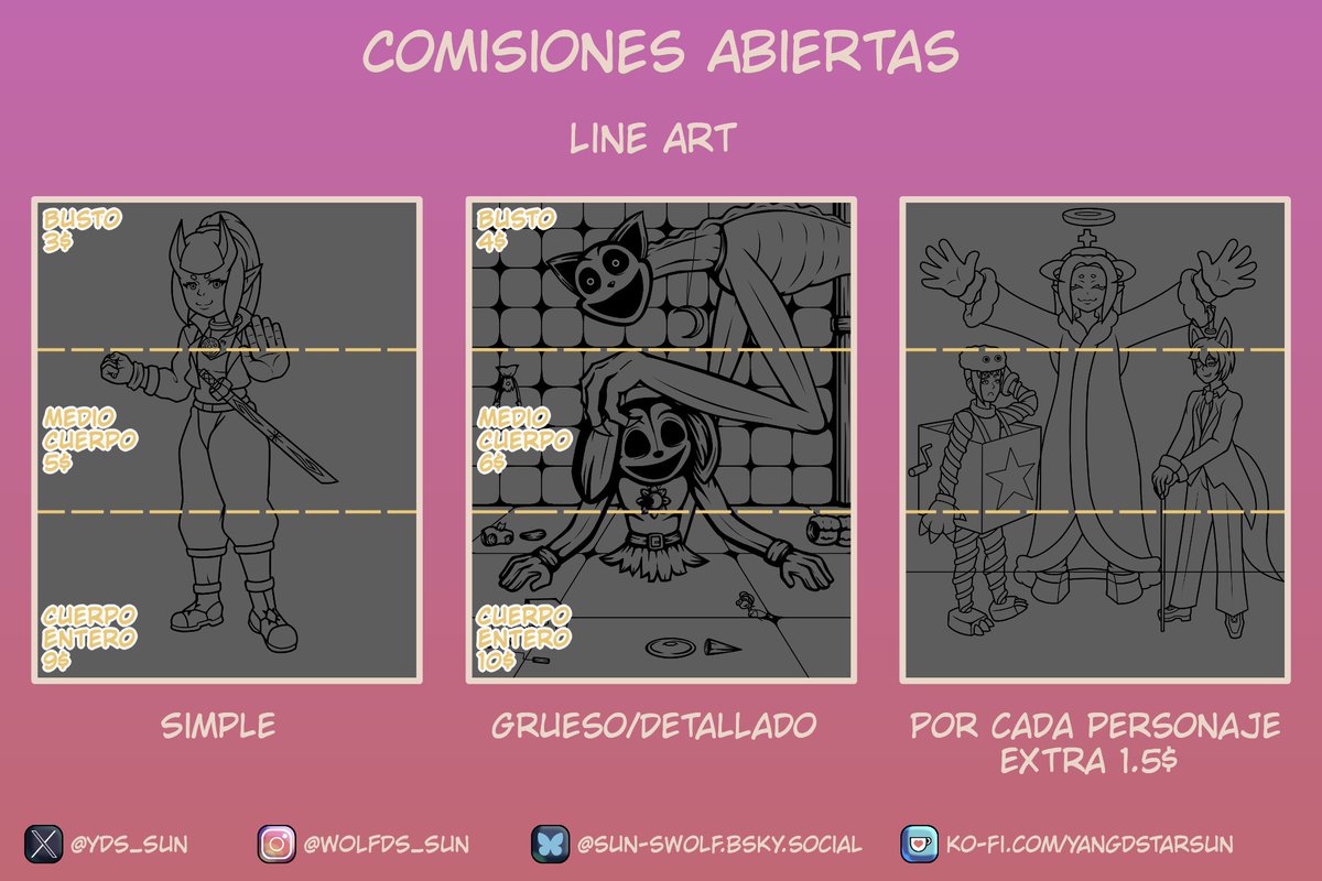 YDS_Sun's tweet photo. 🎨🇻🇪 Actualización de comisiones 🇻🇪🎨
Todo ❤️ y 🔁 se agradece.
DM abierto para mas información.

#opencommission #commissionsopen #art #furrycommission #comissionsopen #Commission 

⬇️⬇️⬇️⬇️⬇️⬇️⬇️ https://t.co/EeGW9gm2j2