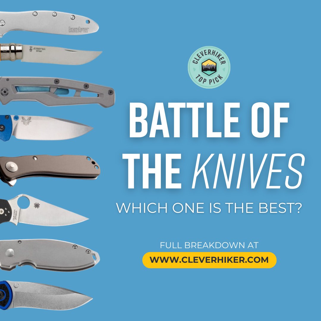 Looking for the perfect pocket knife?  This guide breaks down the best pocket knives for every need. From durability to portability, find your next must-have tool here!  Read more:
cleverhiker.com/more-gear/best… #cleverhiker #pocketknife #camping