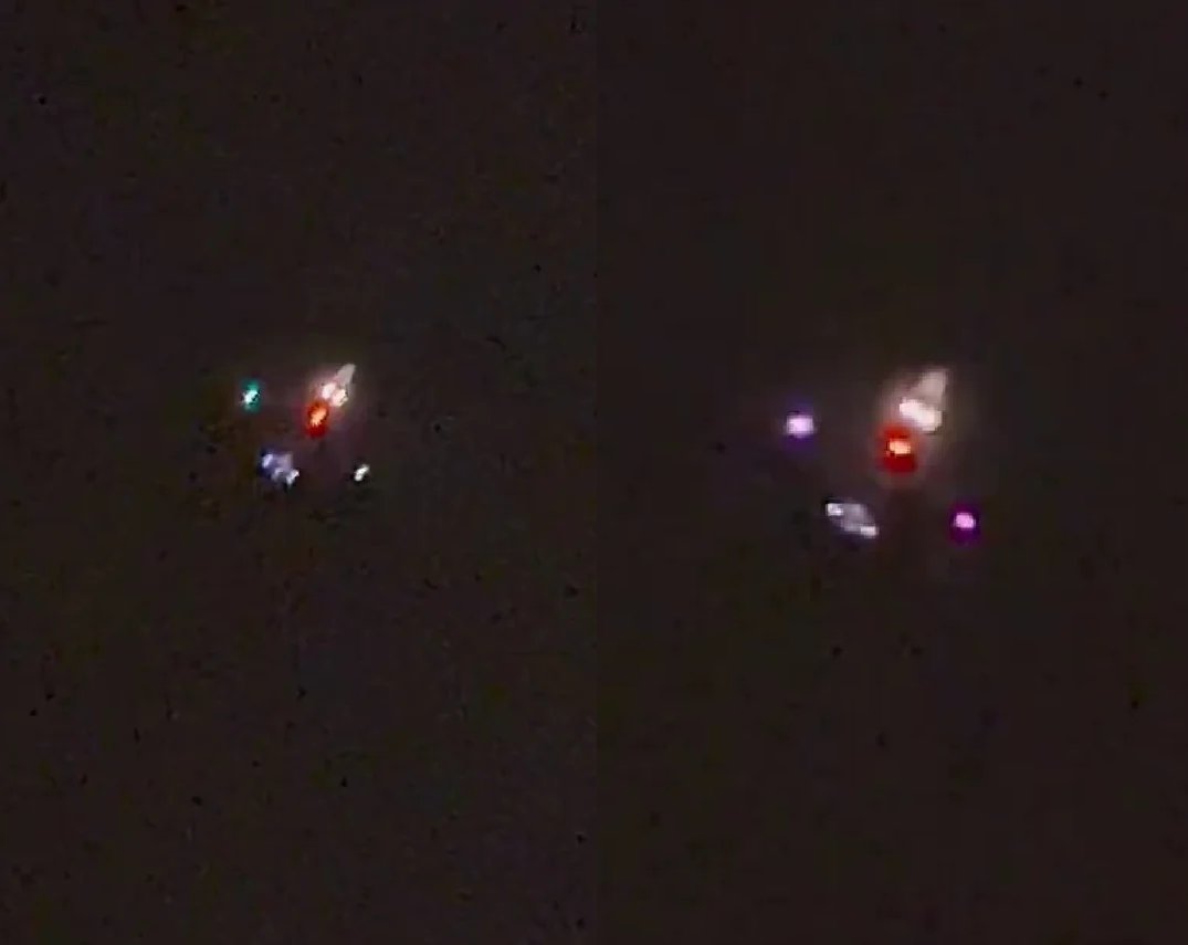 EthicalTruther's tweet photo. 🚨Additional Footage of Drone Sighting's in New Jersey: Not Planes – Light Patterns Deviate from FAA Guidelines‼️ Suggesting Tech-Based or UAP Mimicry

#Uaphearing #UAP #uapdisclosure #UAPs #UAPTwitter #uapX #UFOTwitter #UFOSightings #ufodisclosure #njdrones #newjerseydrones https://t.co/L9JeIQ4POy