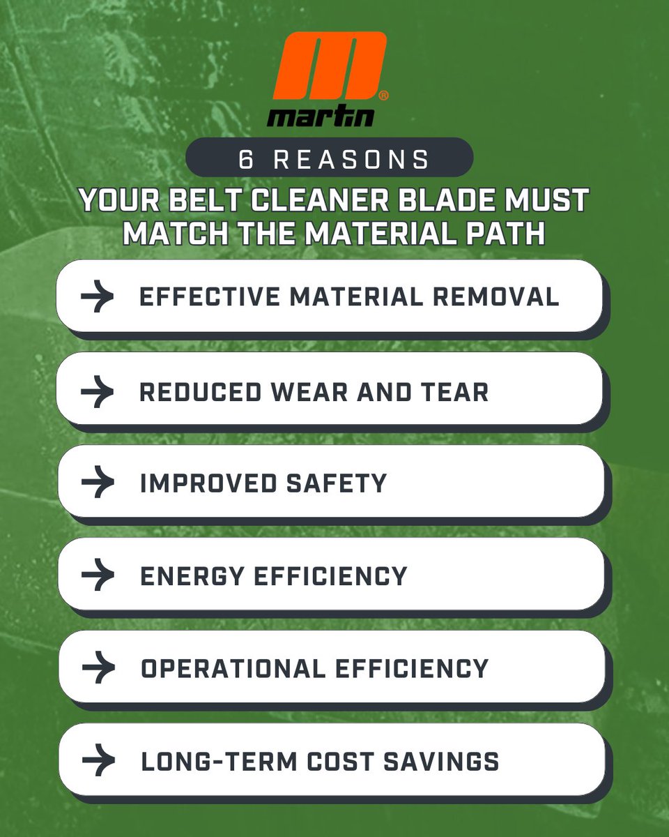 ViacoreInc's tweet image. @MartinUpdates stands out for their exceptional expertise in bulk material handling, offering insights to optimize system efficiency and cost-effectiveness. Discover more about each reason by visiting #MartinEngineering&apos;s latest blog post at blog.martin-eng.com 😀