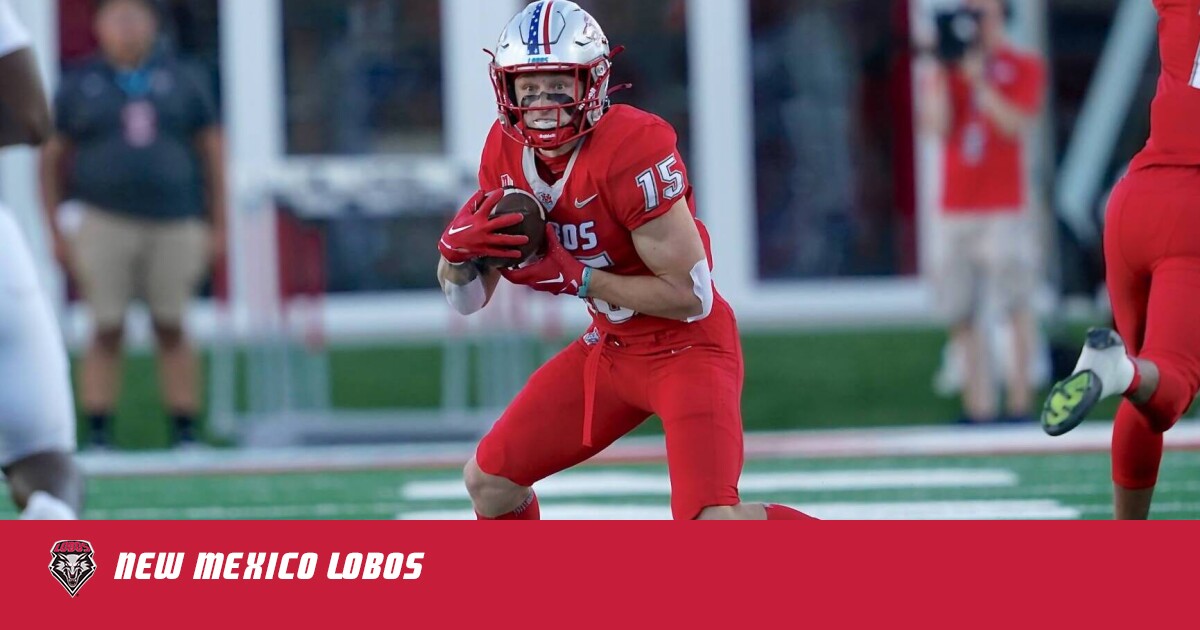 New Mexico WR Luke Wysong will enter the Transfer Portal

Career Stats
• 134 rec 1,465 yards 3 TDs
• 199 Rushing yards 1 TD
• 479 Kick Return yards
• 224 Punt Return yards 2 TDs