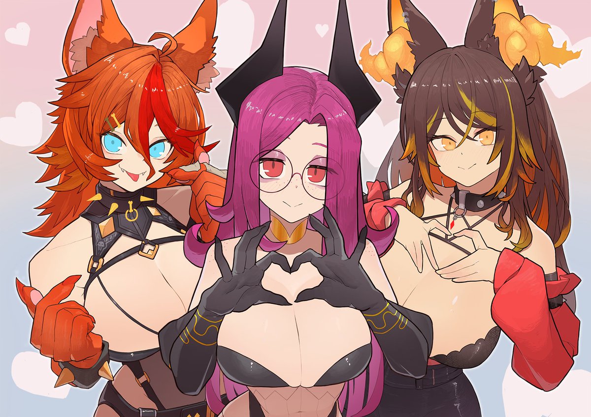 My cute new model sisters!! 🪱🦴🔥