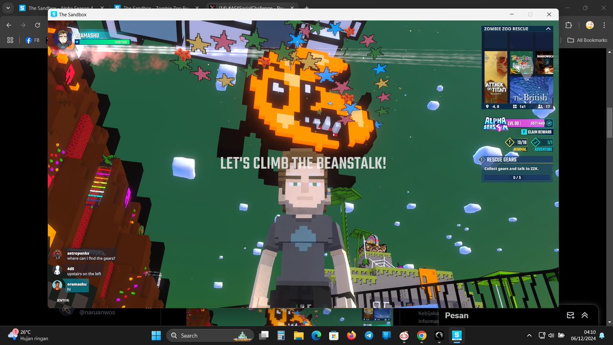 Rescuing adorable creatures at the Zombie Zoo in <a href="/TheSandboxGame/">The Sandbox</a>. Even undead animals need love! 🧟‍♀️🐼 <a href="/ZombieZooArt/">Zombie Zoo.eth(🧟‍♂️,🧟)</a> register-landings.sandbox.game/alphaseason4-s… #TheSandbox #AlphaSeason4 #AS4SocialChallenge