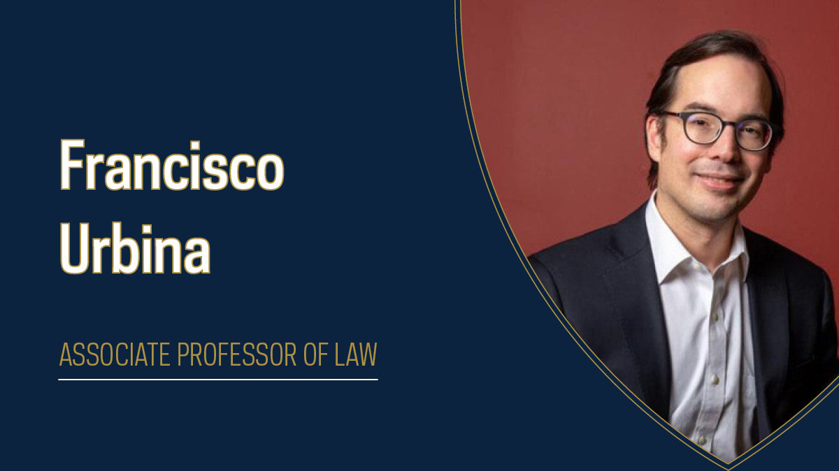 ND Law Professor Francisco Urbina recently published an article in <a href="/ColumLRev/">Columbia Law Review</a>. "Reasons for Interpretation" examines the varying reasons for constitutional interpretation and argues that normative reasons are the only ones acceptable for legal practice.

Read more: