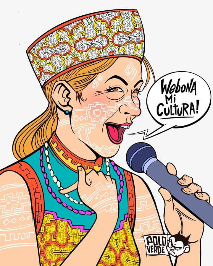 Salud_en_casa1's tweet photo. #AnisSamanez 

"Webona, mi Cultura " .

Ilustración de @poloverdeart1 https://t.co/KyMXaDrwos