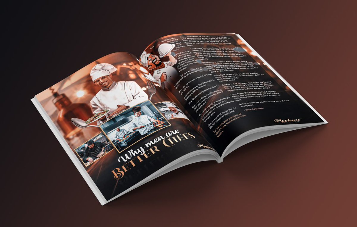 Vickanmadeit's tweet image. WHY MEN ARE BETTER CHEFS

designed by me 🥷🏾 

#Godisthesource