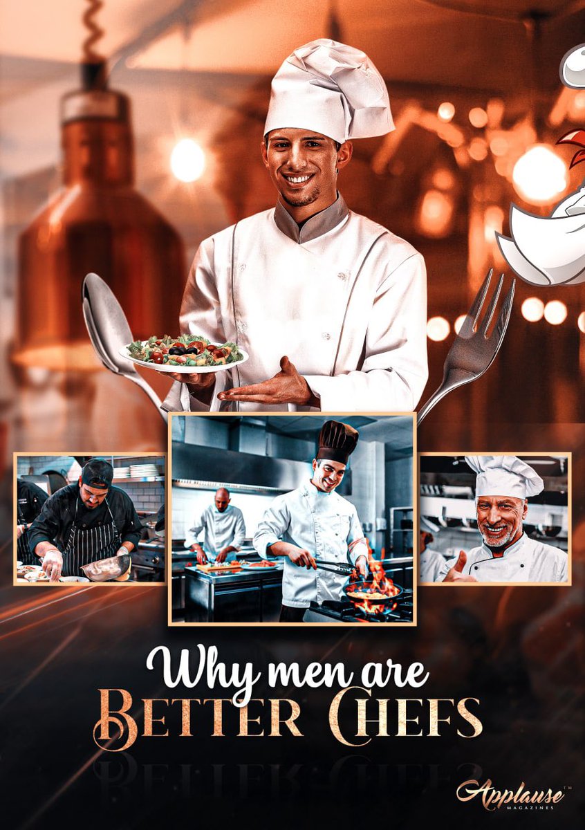 Vickanmadeit's tweet image. WHY MEN ARE BETTER CHEFS

designed by me 🥷🏾 

#Godisthesource