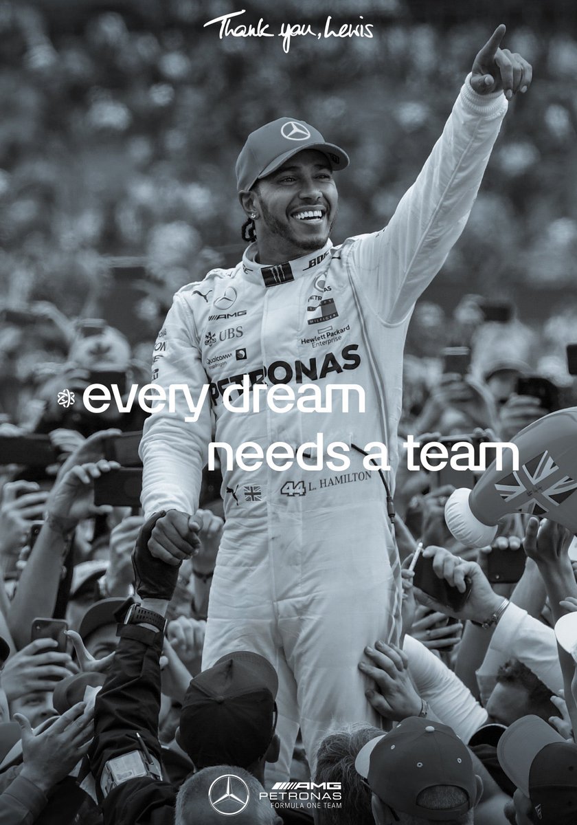 Thank you <a href="/LewisHamilton/">Lewis Hamilton</a>