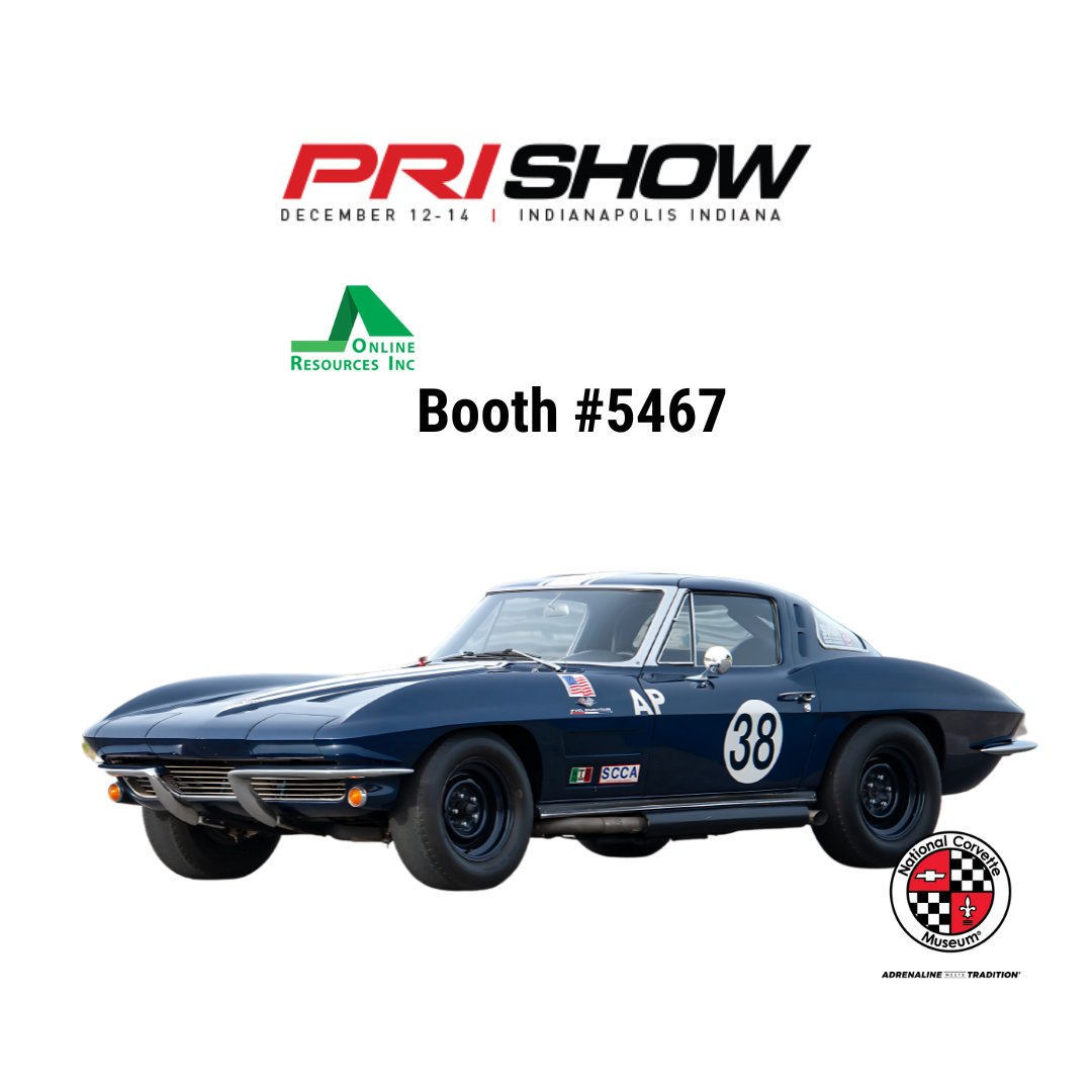 ORI3dtech's tweet image. The iconic 1963 Corvette Z06 "Gulf Oil 2," originally owned by Grady Davis, will be at Booth #5467 during the @prishow, Dec 12-14! Check out 3D scanning tech for engineers, manufacturers, race teams &amp;amp; museums! On loan from @corvettemuseum . #PRI2024 #3DScanning