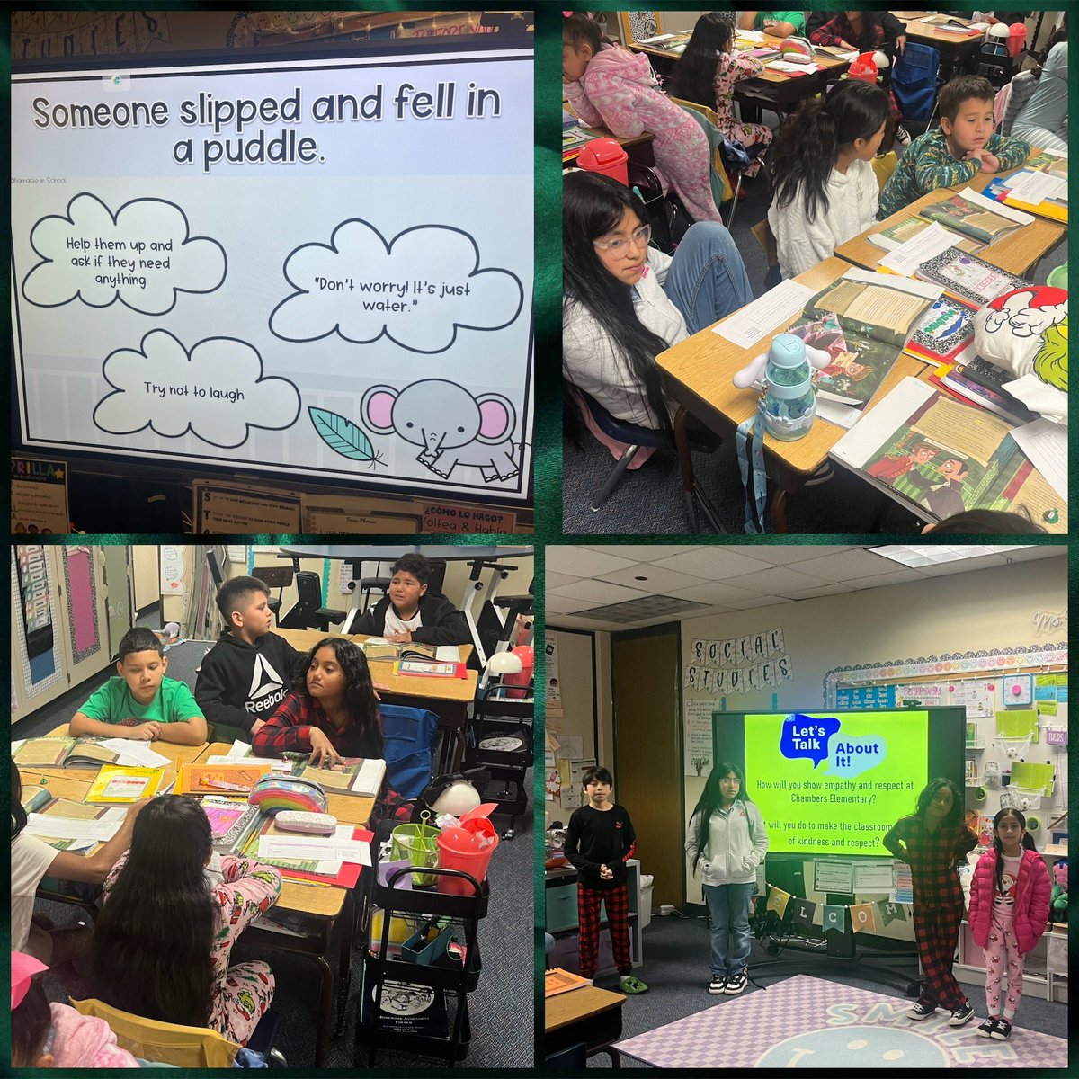 ChambersCounsel's tweet photo. Way to go, 4th grade!⭐️ We had an awesome time during our guidance lesson about Empathy today! 😃#schoolcounselor #guidancelessons @zysolis @MontgomeryErik https://t.co/2XmxjWOMAy