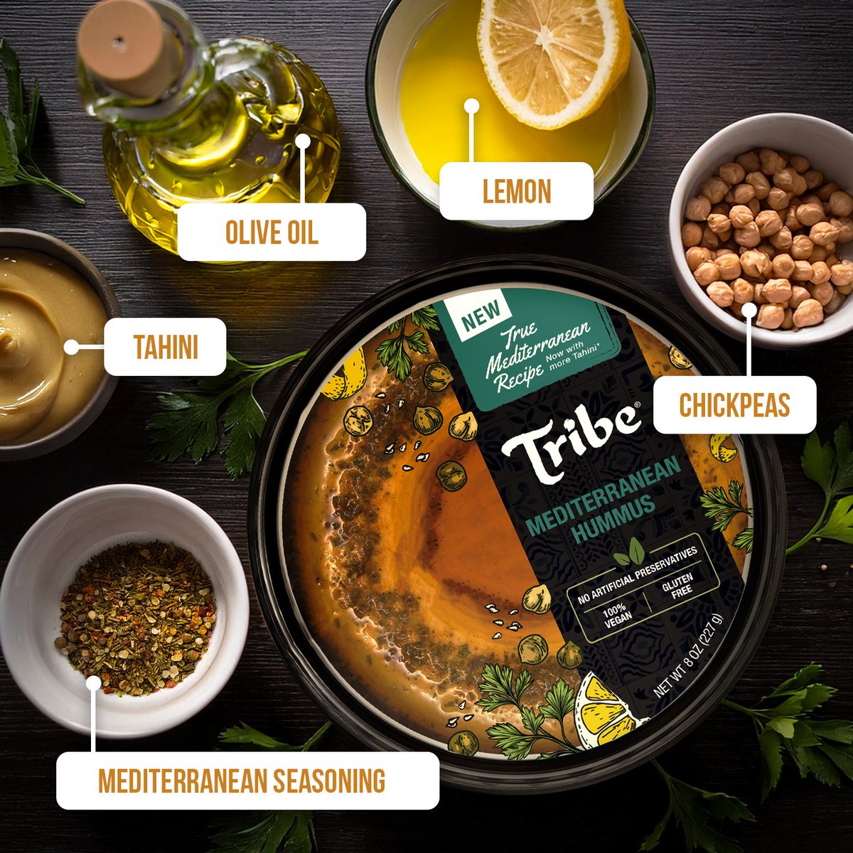 Have you tried our delicious Mediterranean Hummus? It’s loaded with the tastiest ingredients to create the most rich, exotic, and vibrant flavor! 🍋🌿

#TribeHummus #AuthenticHummus #MediterraneanFoods #MediterraneanDiet