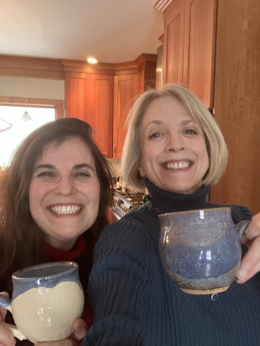 Melissa Balmain (#SatanTalksToHisTherapist Sept23) (@melissabalmain) on Twitter photo Who says social media leads to loneliness? Today I got to meet writer/potter/baker extraordinaire <a href="/melostrom/">Melissa Ostrom</a> in person & pick up the 8 beautiful mugs she made me to order! Who says social media leads to loneliness? Today I got to meet writer/potter/baker extraordinaire <a href="/melostrom/">Melissa Ostrom</a> in person & pick up the 8 beautiful mugs she made me to order!
