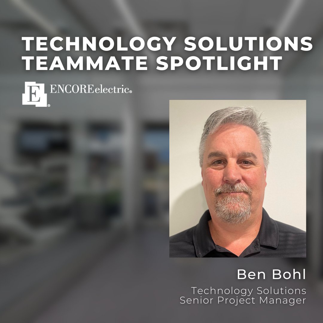 EncoreElectric's tweet image. Ben Bohl, Technology Solutions Senior Project Manager, was a key player in the success of the Delta Dental Oral Health Career Center project.
Thank you, Ben, for your dedication to delivering outstanding technology on this project!
#EncoreElectric #TechnologySolutions