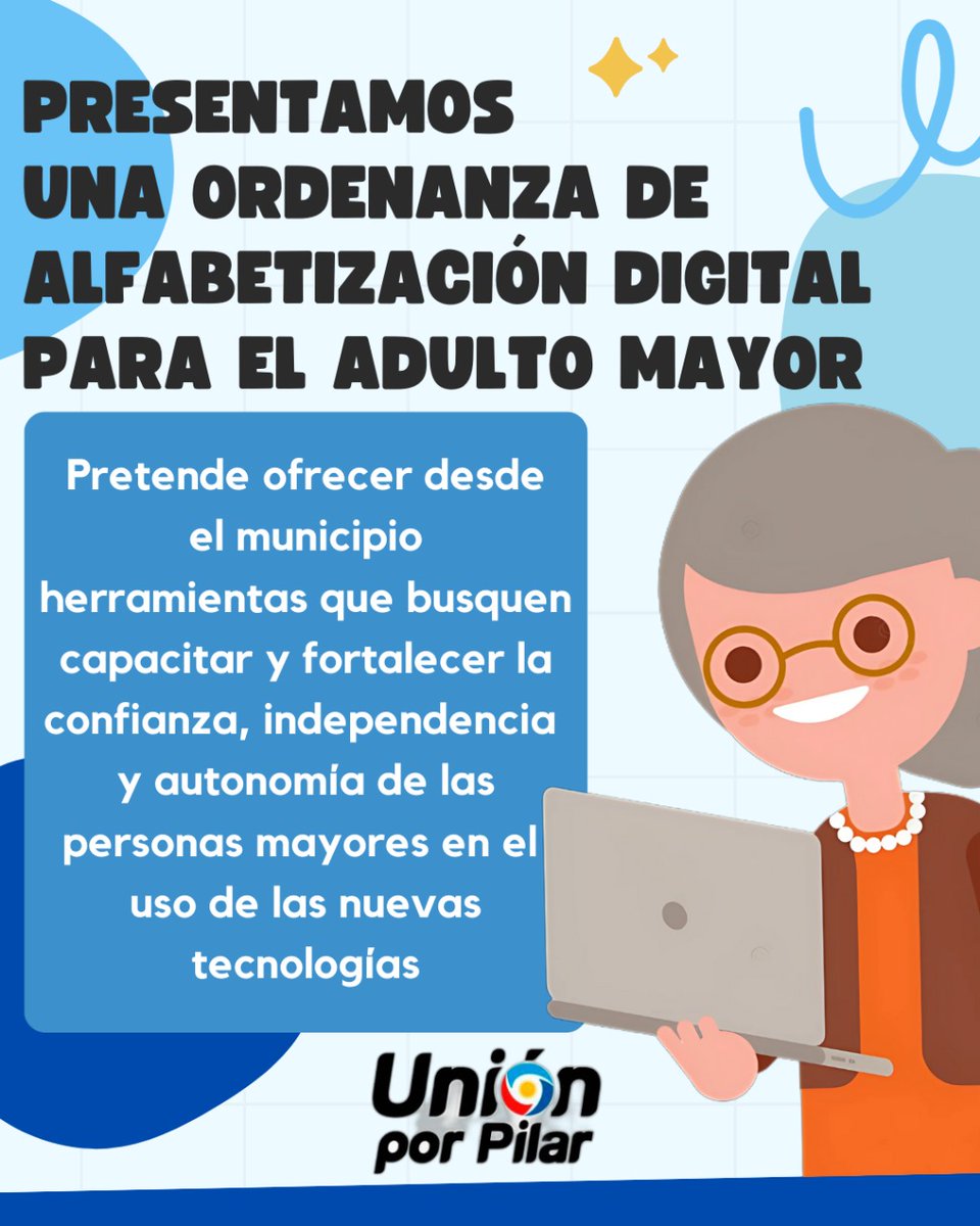 GastoneColazo's tweet photo. NUESTROS ABUELOS ESTÁN EXPUESTOS A ESTAFAS💻👨🏻‍🦳👵🏻📲

➡️Por eso, presentamos un proyecto de ordenanza para crear el Programa Municipal de Alfabetización Digital del Adulto Mayor. 🤳🏻💻
➡️Nuestro proyecto, presentado el 05/09/24, aún continúa en comisión sin ser aprobado.🚫 👎🏻😴 https://t.co/qsr3xsNKNX