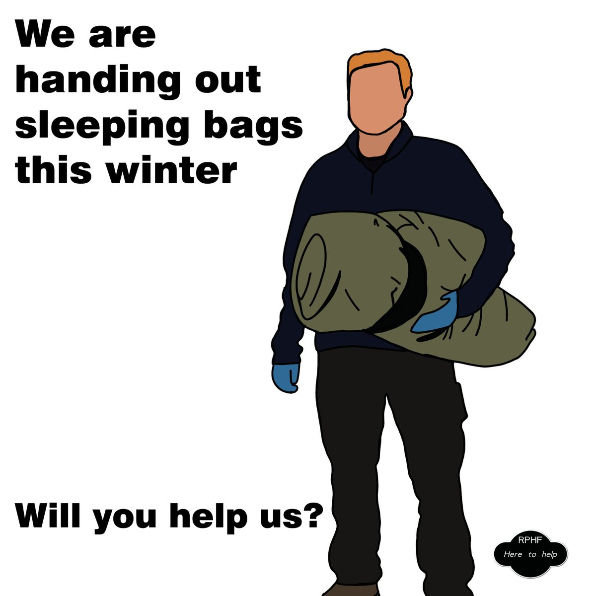 sleepwarmuk's tweet photo. This winter we're handing out 250 sleeping bags across 9 cities on 1 night to help rough sleepers #sleepwarm. 🌟 Last year we gave out 150+. Let’s beat it!

Can you spare the £££ of a takeaway to make a difference? 🍕🧥

Donate here: https://t.co/WwMt0ZeSJU

#rphf #DonateNow https://t.co/vNNagqKnrS