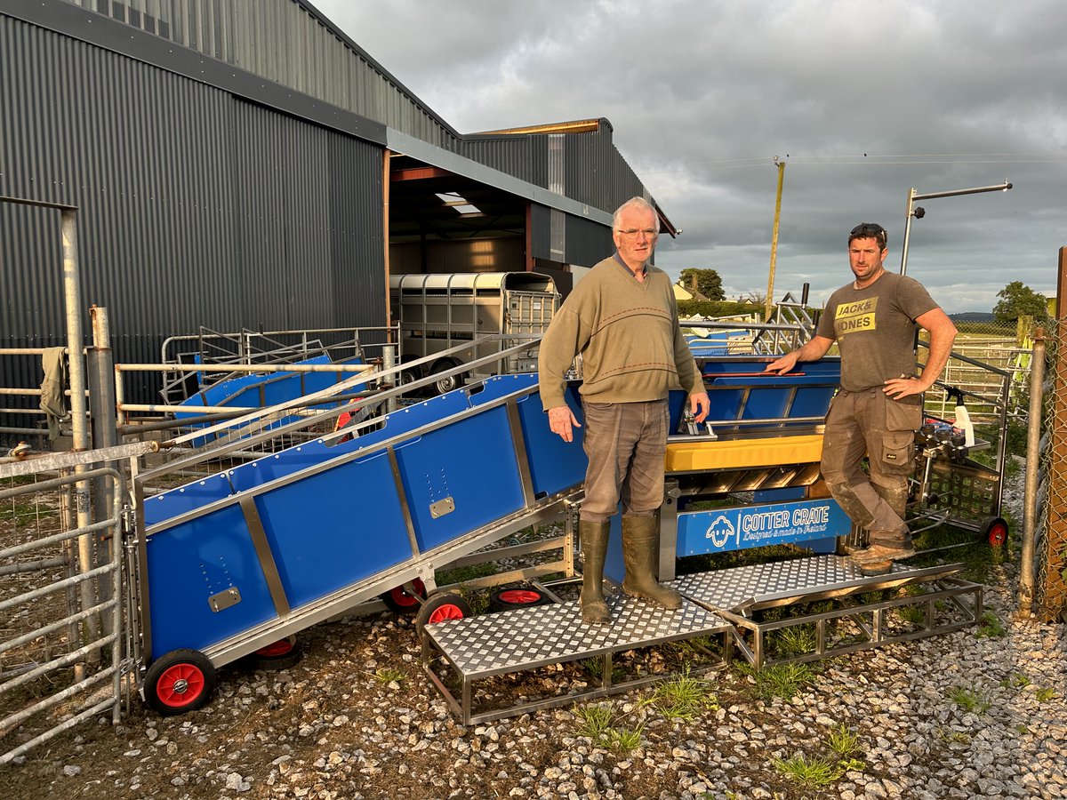 Cotter Agritech (@thecottercrate) on Twitter photo Thursday - just 15 mins from where the crate was made! Best of luck to West Limerick based father and son partnership Mike and Eoin Guiry <a href="/GuirysEggs/">Guiry'sWest Limerick</a>
System supplied with TruTest Eziweigh7i and Agrident AWR300 EID reader for handsfree and easy performance recording sheepside. Thursday - just 15 mins from where the crate was made! Best of luck to West Limerick based father and son partnership Mike and Eoin Guiry <a href="/GuirysEggs/">Guiry'sWest Limerick</a>
System supplied with TruTest Eziweigh7i and Agrident AWR300 EID reader for handsfree and easy performance recording sheepside.