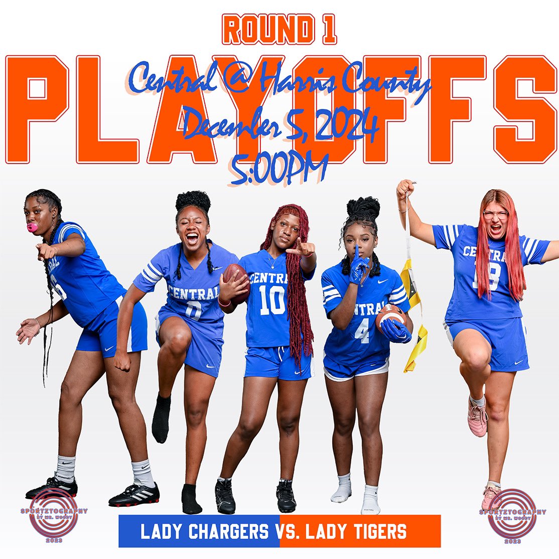 Flag Football Playoffs - Round 1: The Lady Chargers Flag Football Team is in Hamilton, Ga ( north of Columbus) to play in the first round of the playoffs against the Lady Tigers of Harris County. Good Luck Ladies!!!
<a href="/CHSFlagFootbal1/">CHS Flag Football</a> <a href="/BibbAthletics/">Bibb Athletics</a> <a href="/CHSMaconATH/">Central-Macon Athletics</a>
