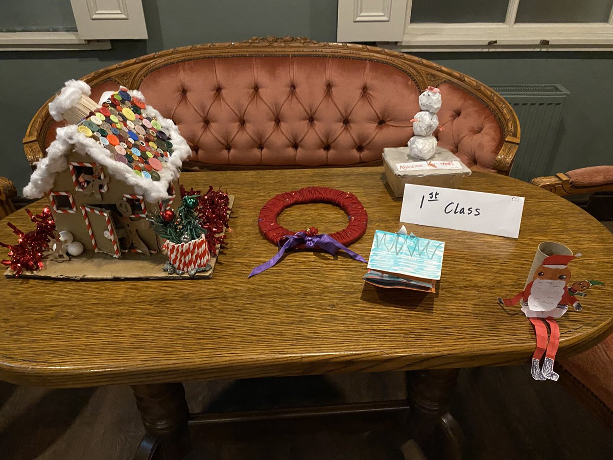 killannedev's tweet photo. We are amazed by the fantastic Christmas Decorations created from recycled materials, by students of @RathnureNS 
These will all be on display in Killanne Hall on Sunday evening at Killanne Lights Up 2024!
@GreenSchoolsIre https://t.co/NCwZFRZidf