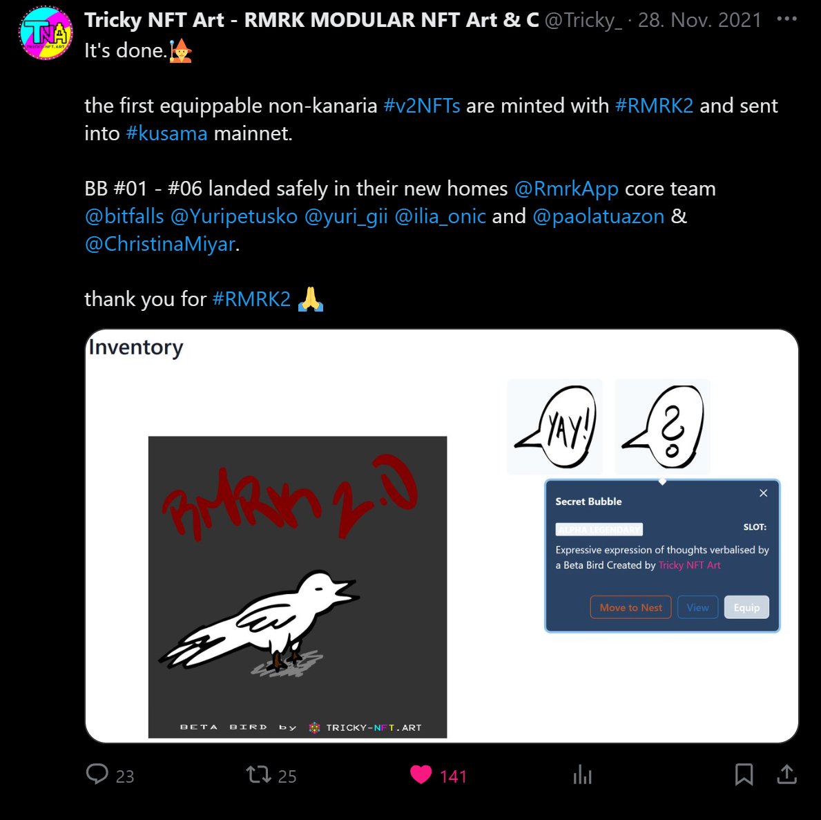 we had this post pinned for the last 3y
everthing written there is still true 🥰

but as you heard - it's time to let go. it's winter, it's migration time, it's bbq time. it's time for new steps

so .... we will pin new posts 🫳