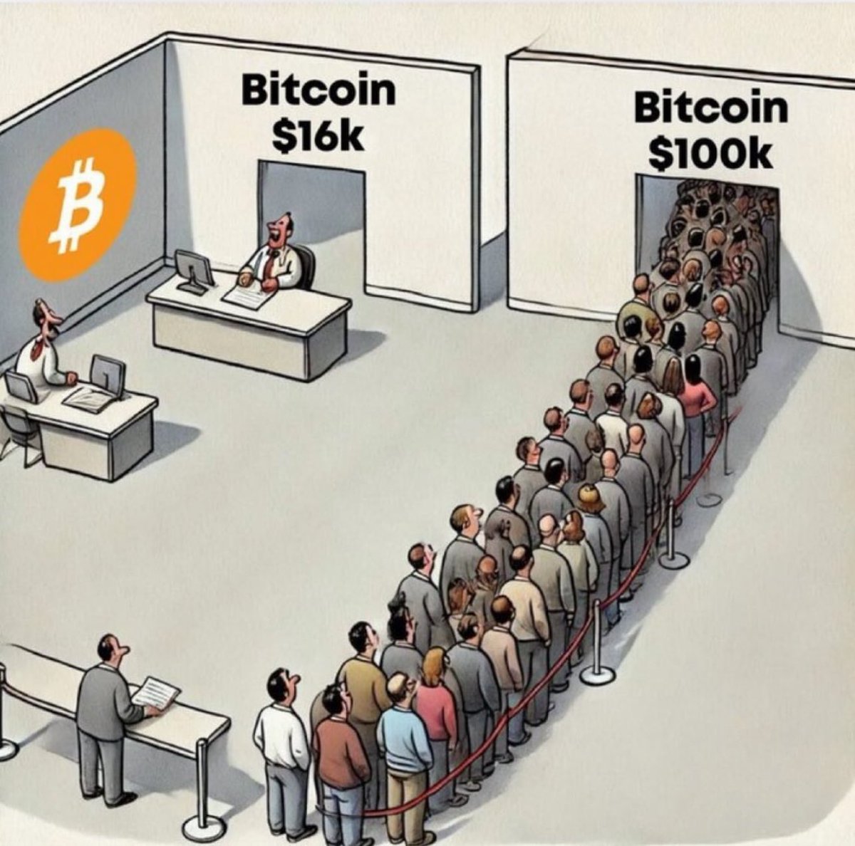 TecnoBoca's tweet photo. Saben porque Bitcoin subio? https://t.co/8GFB5lTGAH