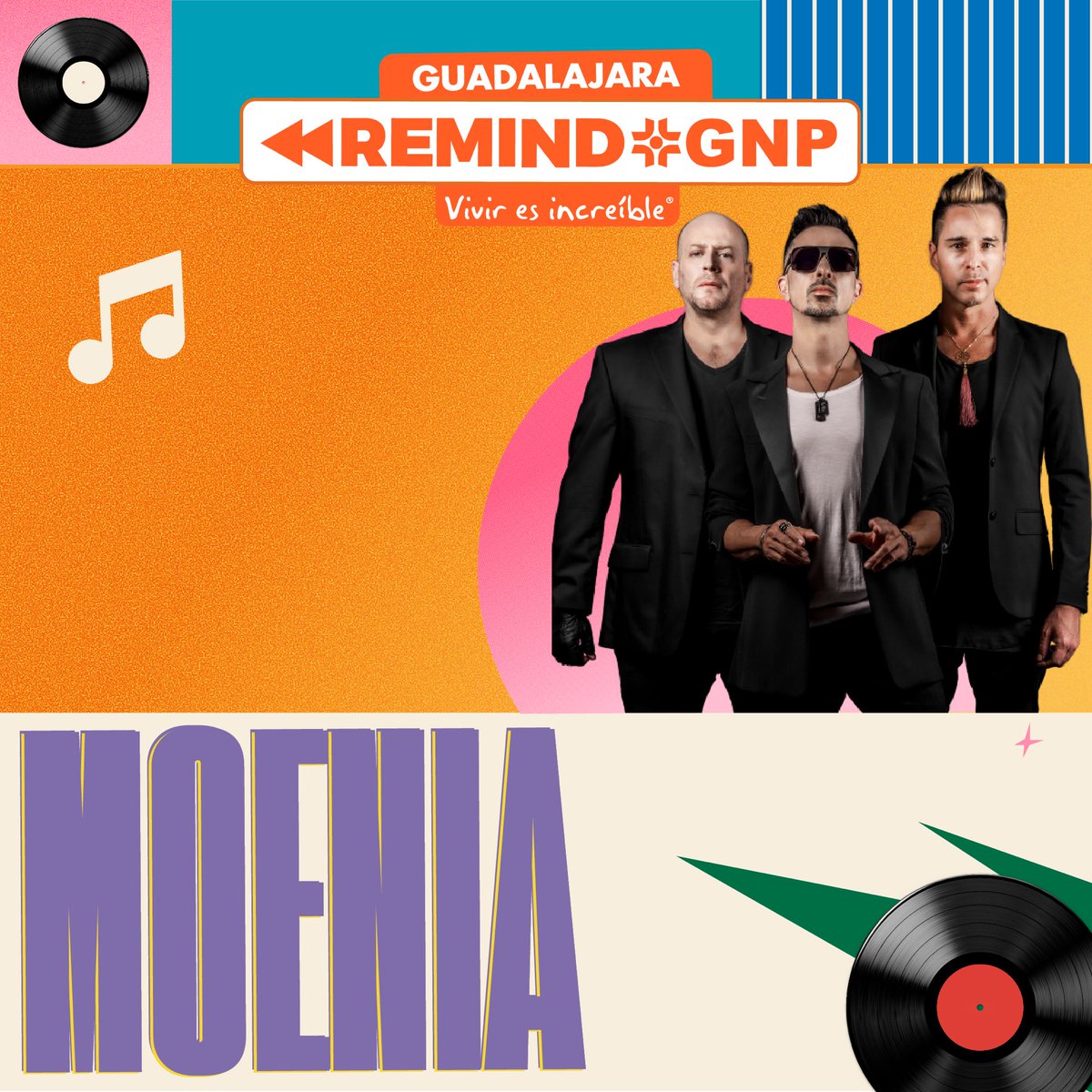 AgenciaMUST's tweet photo. Los sintetizadores de @MoeniaMx te llevarán directo a los 90 💿✨ Siente la vibra y déjate envolver en el @RemindGNP… ¡una noche de puro power! ⚡🎶🎹
 
📍 Diciembre 07 en Titanes, frente al Parque Metropolitano 
 
🎟 Boletos https://t.co/loNcnAjT1R
 
#WeAreMUST #PR #RemindGNP https://t.co/jIVXGD59Cy