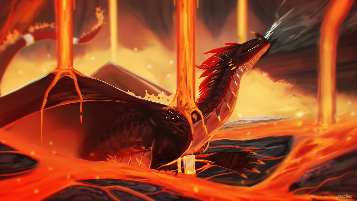 Boosty reward for <a href="/Mazrogal89/">Mazrogal</a> 

There's nothing better than relaxing in a lava bath after a battle or two.