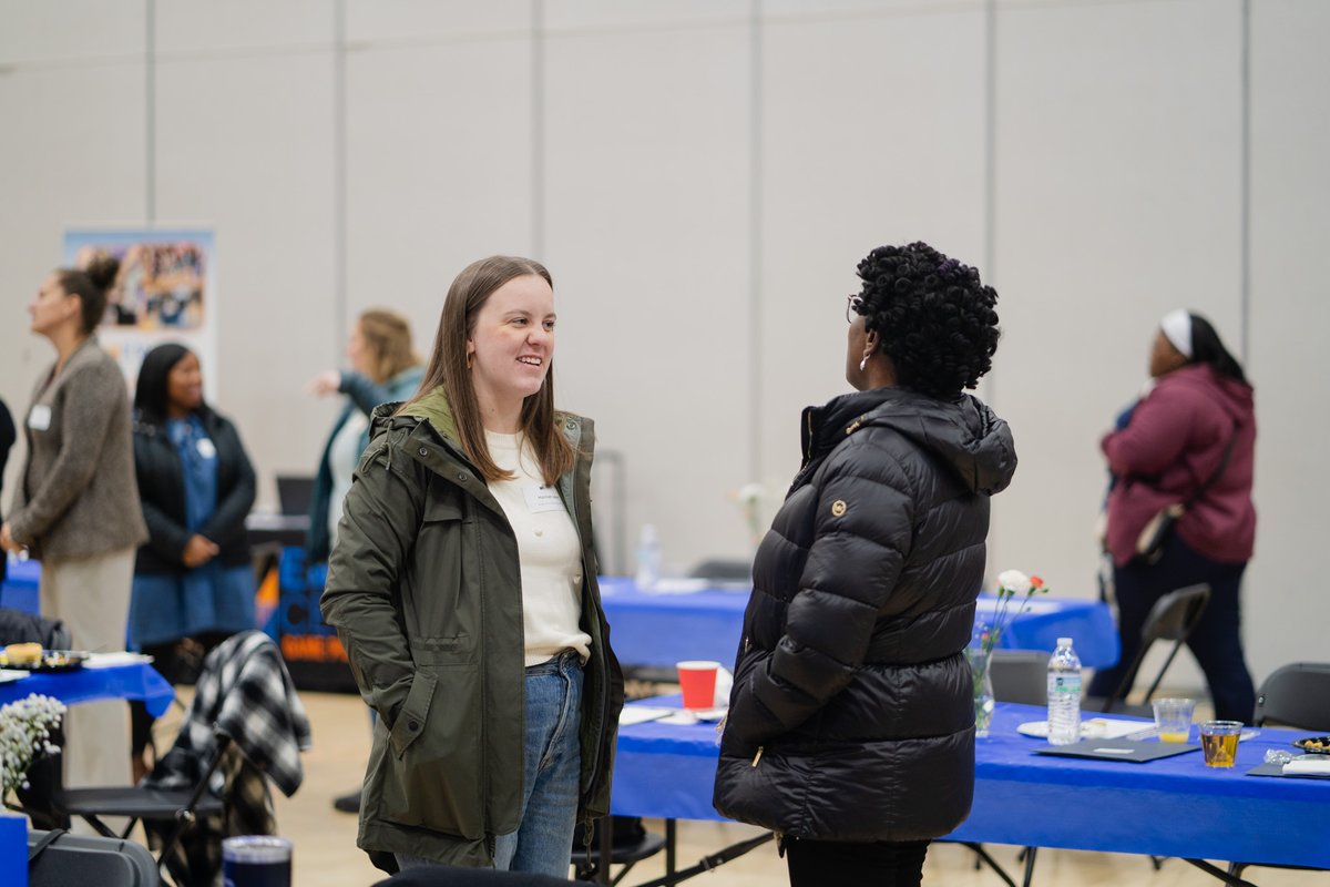 Earlier this week, we hosted our Student Success Advocates Appreciation Breakfast 🥰 K-12 school counselors, social workers, and college advisors joined us for networking, appreciation, and resource sharing. We're grateful for the work this group does to support Durham students!