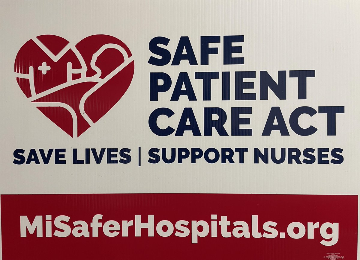 Joint statement from #union #nurses: We call on @SpeakerJoeTate to stop blocking life-saving bills #mileg #lameduck #safestaffingsaveslives 

The following statement is from: Jamie Brown, RN, President, Michigan Nurses Association; Dina Carlisle, RN, President, RN Staff Council,