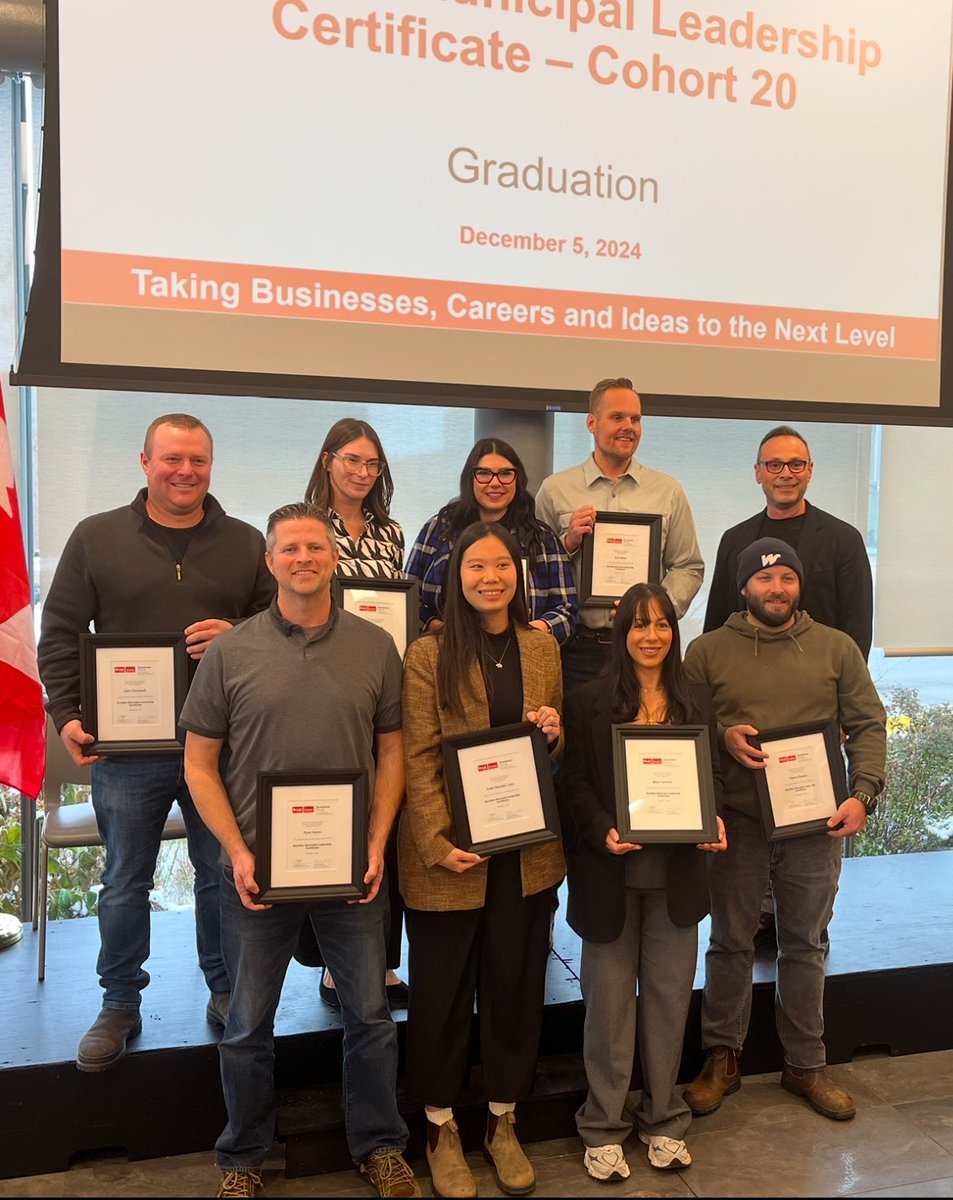 WFES would like to congratulate City of Welland staff, including our own Executive Assistant Caroline Bull, for graduating the Nextgen Municipal Leadership Program at Brock University’s Goodman School of Business. Congratulations!