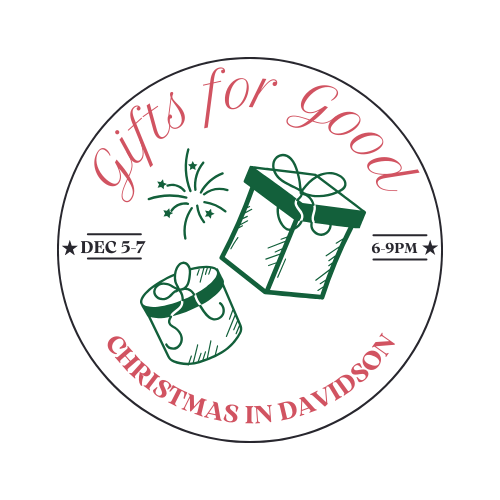 Davidson Serves (@davidsonserves) on Twitter photo Gifts for Good starts tonight at Christmas in Davidson!
Support <a href="/DavidsonCollege/">Davidson College</a> student orgs as they sell unique, meaningful gifts to raise money for their nonprofit community partners. Gifts for Good is coordinated by the Civic Engagement Council.
đź“… Dec. 5-7, 6-9 PM Gifts for Good starts tonight at Christmas in Davidson!
Support <a href="/DavidsonCollege/">Davidson College</a> student orgs as they sell unique, meaningful gifts to raise money for their nonprofit community partners. Gifts for Good is coordinated by the Civic Engagement Council.
đź“… Dec. 5-7, 6-9 PM