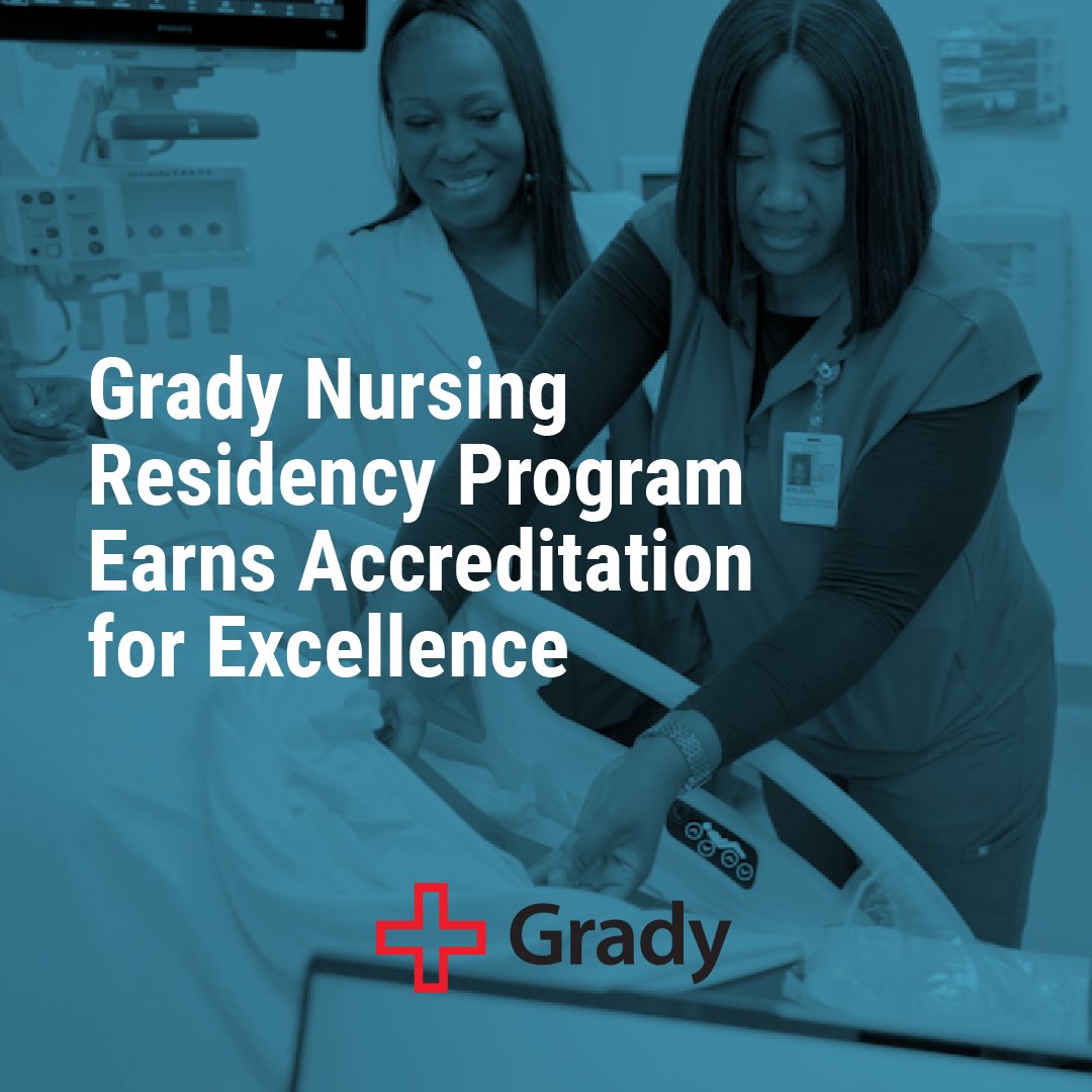 GradyHealth's tweet image. Grady's Nursing Residency Program has earned Accreditation for Excellence - a prestigious recognition highlighting our commitment to nurturing the next generation of extraordinary nurses.💙
🔗 Read more: bit.ly/49ijUi9
#GradyNurses #NursingExcellence