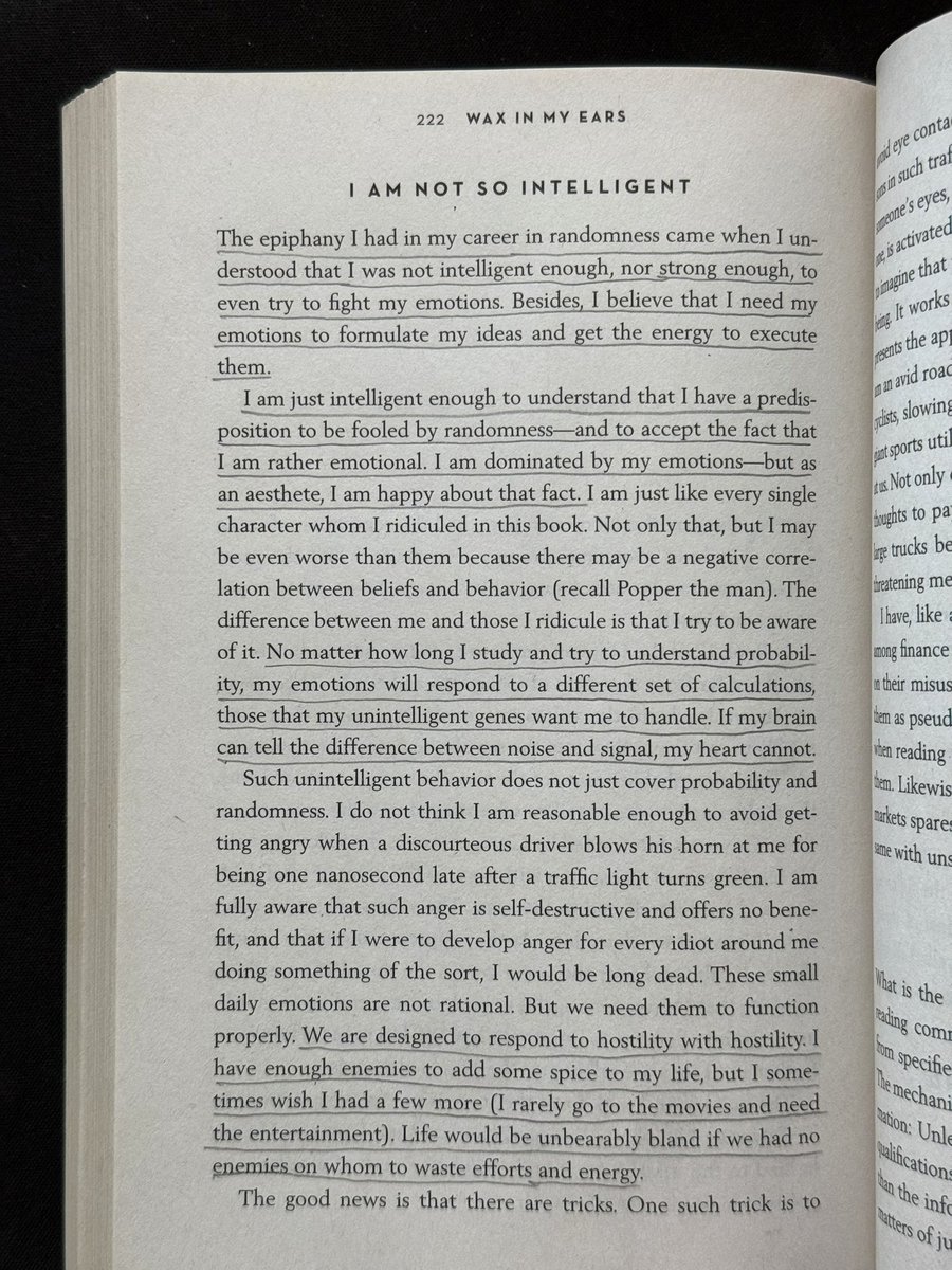 readswithravi's tweet photo. I am not so intelligent by @nntaleb 💯 https://t.co/896JEojNBz