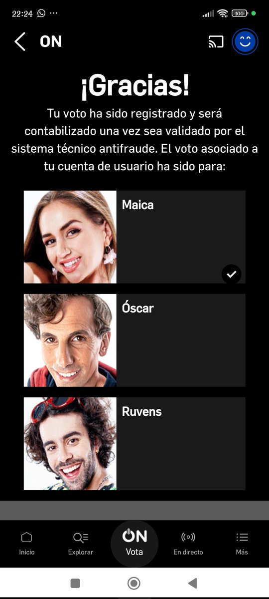LolayWin's tweet photo. Mis votos eran para Adrián, y no me parece bien que no abran de 0 la votación, aquí mis votos porque con #Ruscar Siempre !! #GHGala14 https://t.co/1Ggym1sLR0