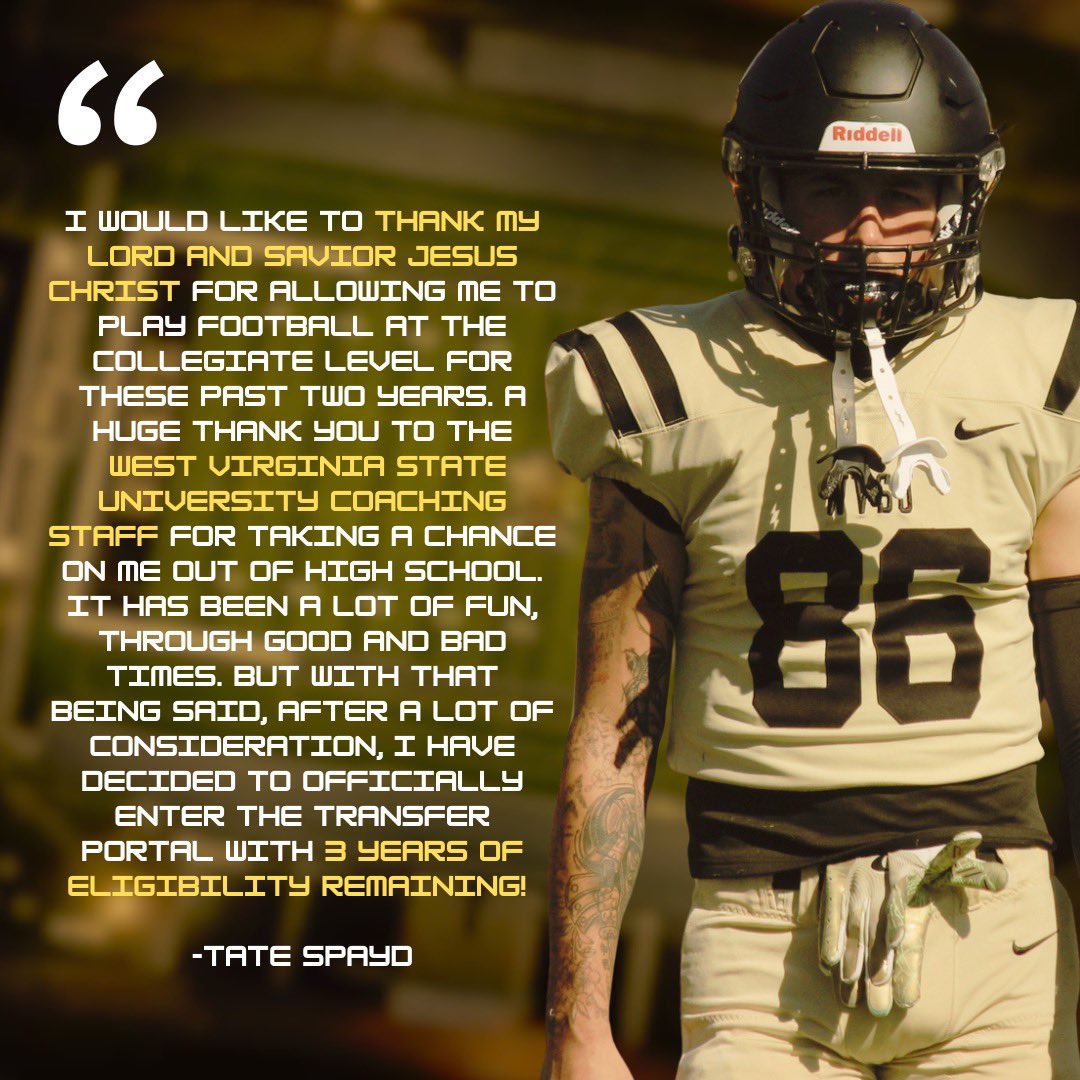 Officially in the transfer portal!