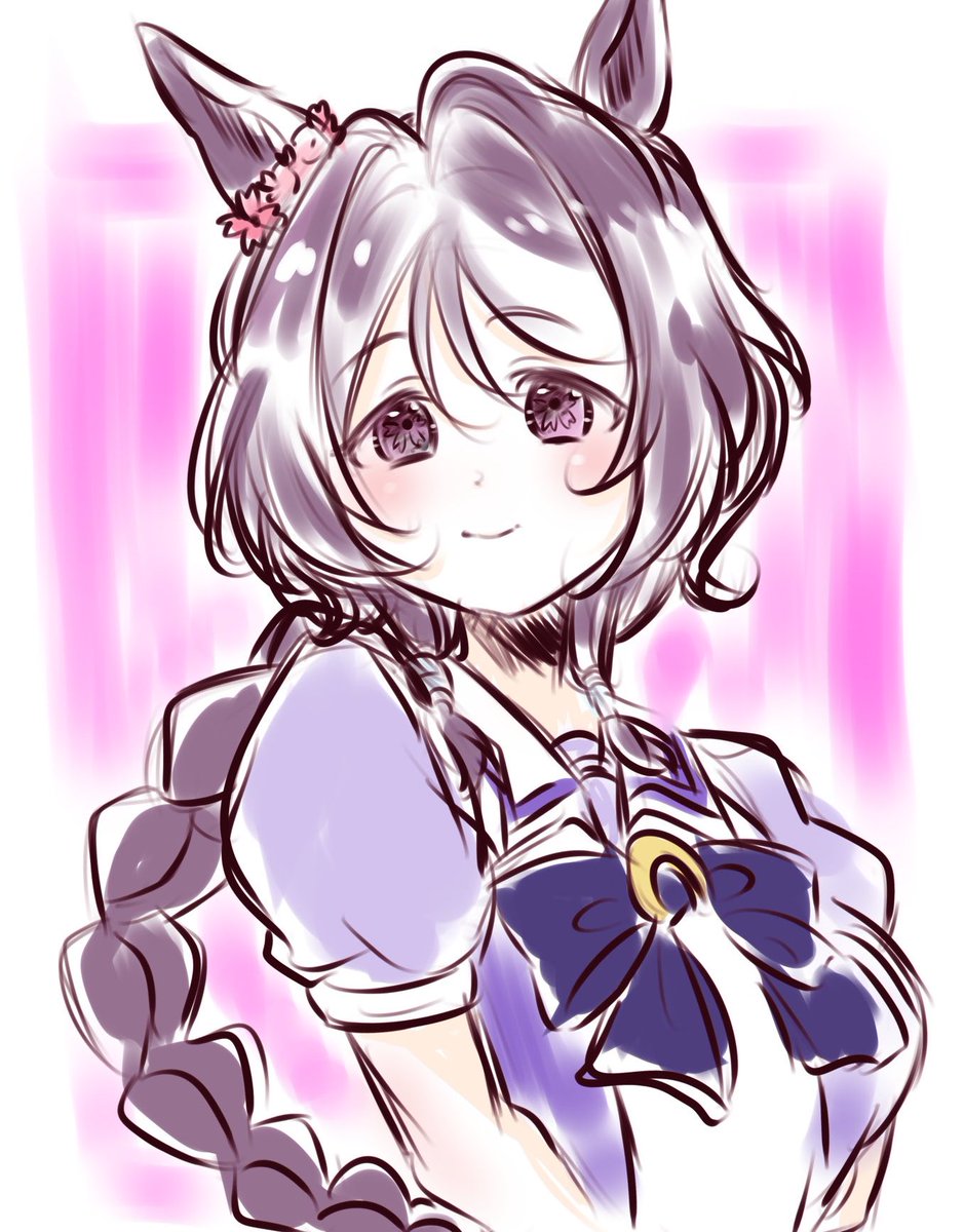「おはようございます朝活サクラチトセオー練習 」|なまちょこ／ウマ娘5th土曜日のイラスト