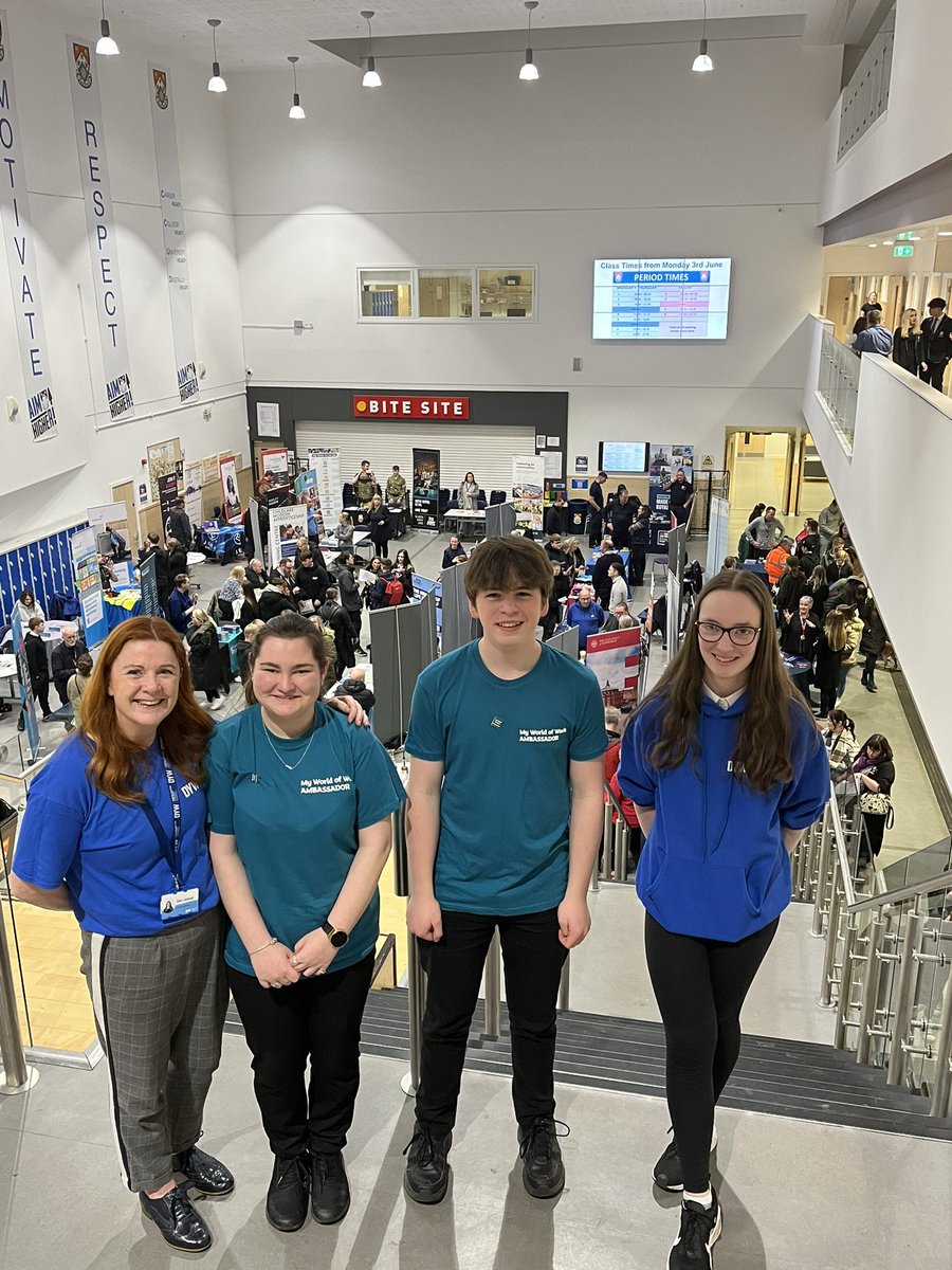 Thank you to all of our students, parents/carers, staff and partners for a successful careers &amp; pathways evening.  #nowrongpath #proudHT #AIMHIGHER