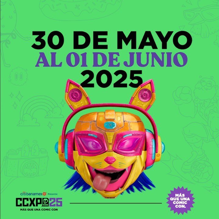 Xolo Maridueña encabeza la segunda edición de CCXP MX, el festival de cultura pop más épico de México, se llevará a cabo del 30 de mayo al 1 de junio de 2025 en el Centro Citibanamex de la Ciudad de México. el festival de cultura pop más grande de América Latina🔥🔥