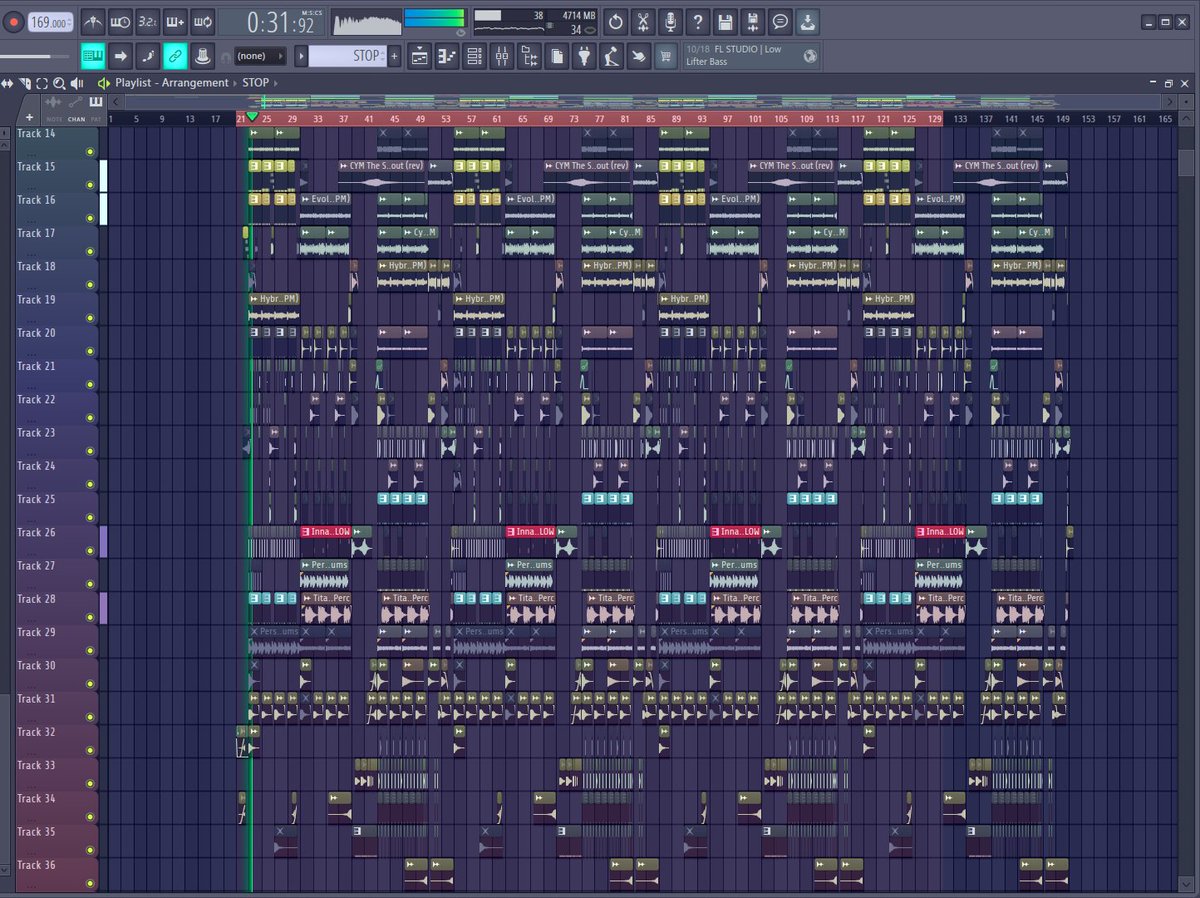 me: "maybe I'll keep the drums/perc a little more simple this time"

also me: