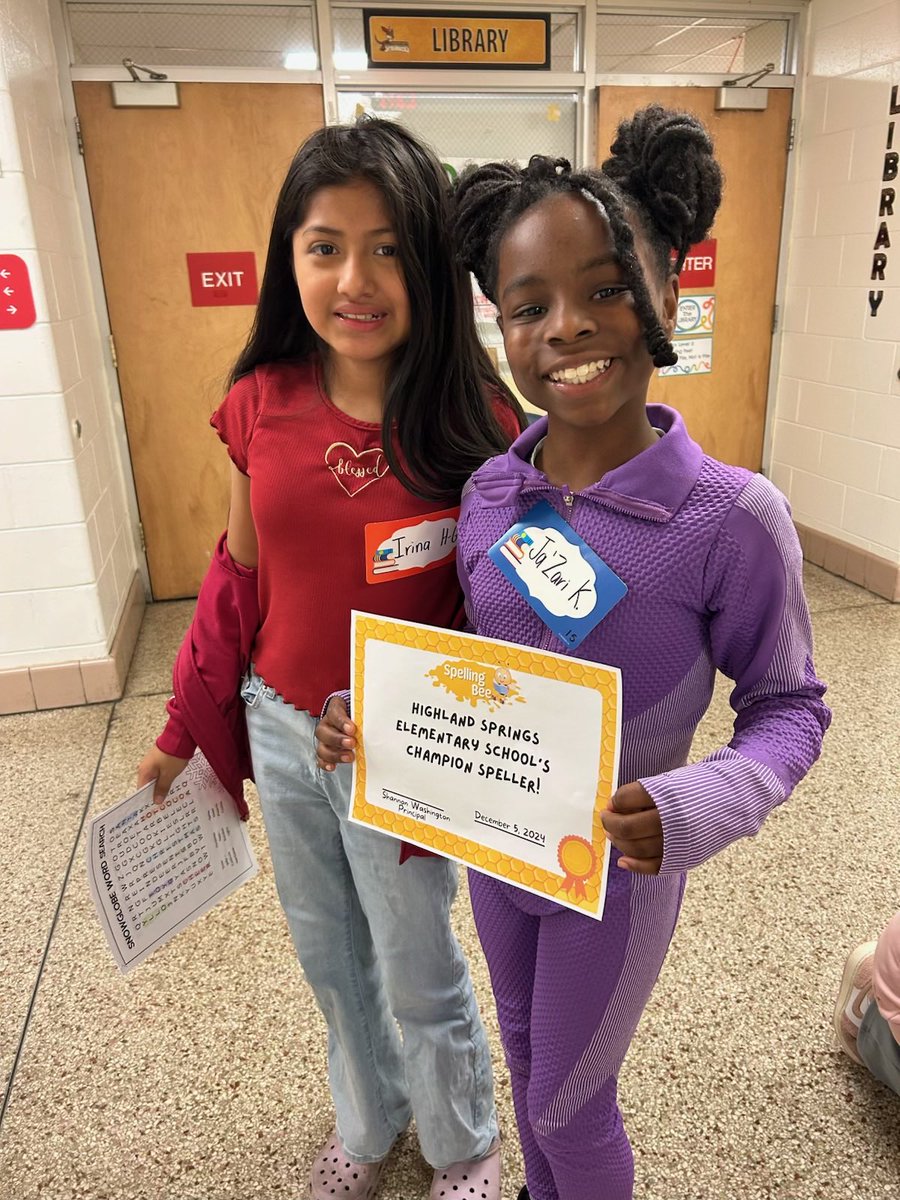 sm_washington08's tweet photo. Spelling Bee was a vibe today! The students were super encouraging and supportive of their classmates! #TheSpringerWay 🦘 https://t.co/IrLSyZT750