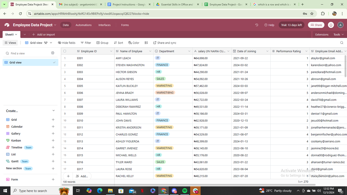 angelomininii's tweet photo. looking forward to the upcoming weeks of growth and learning!
What tools do you use for data entry? I’d love to hear about your experiences and tips in the comments!
#VAAglobal #VirtualAssistantTraining #DataEntry #GoogleSpreadsheets https://t.co/bspWlhwAue