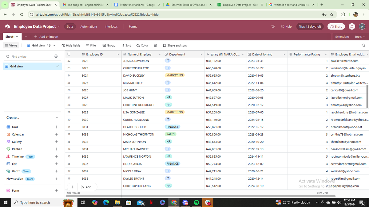 angelomininii's tweet photo. looking forward to the upcoming weeks of growth and learning!
What tools do you use for data entry? I’d love to hear about your experiences and tips in the comments!
#VAAglobal #VirtualAssistantTraining #DataEntry #GoogleSpreadsheets https://t.co/bspWlhwAue