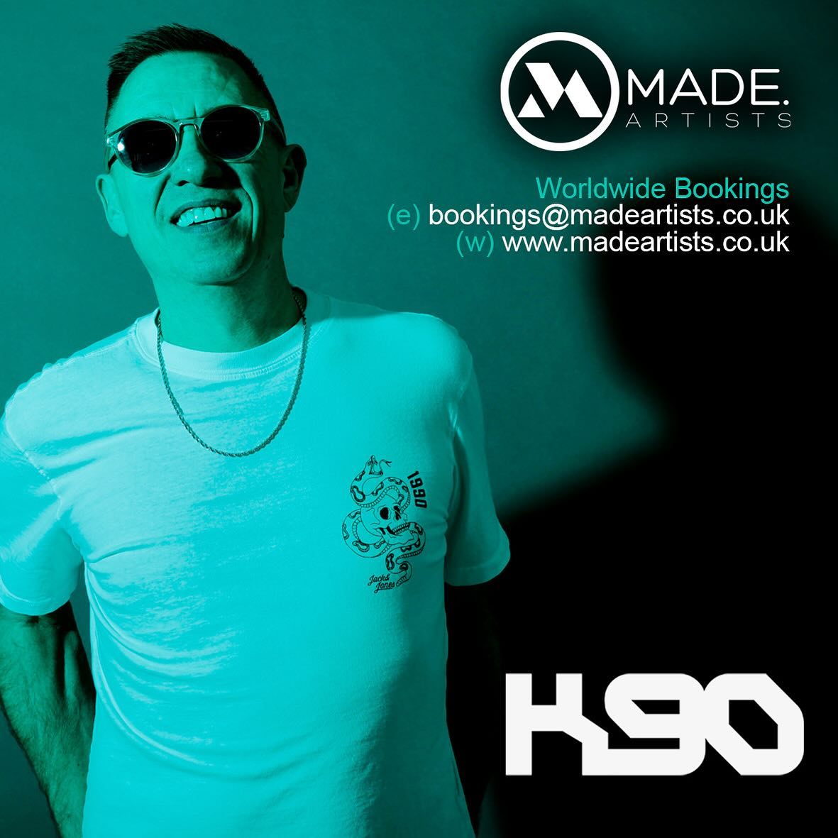 MarkyDcomposer's tweet image. Clubland calls...going back on the road in 2025 and super pleased to have signed with Made Artists for all K90 Live & DJ bookings!
