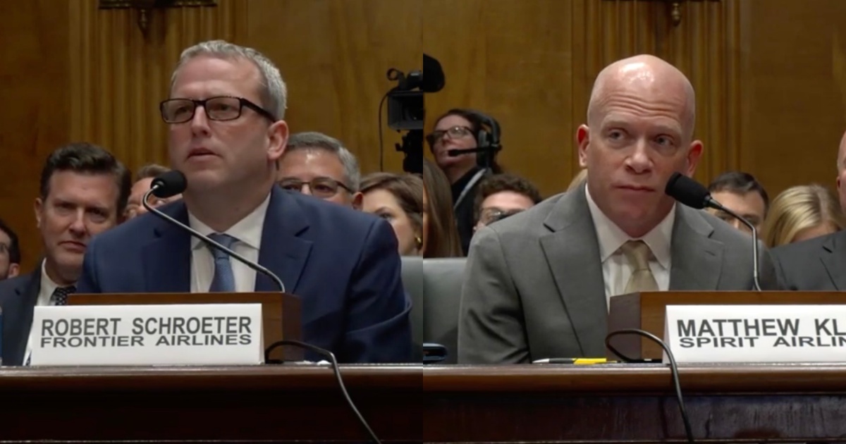 gatewaypundit's tweet image. Sen. Hawley Blasts Spirit and Frontier Airlines Executives for Paying Gate Agents $10 Per Bag to Harass Paying Customers Over Bag Sizes thegatewaypundit.com/2024/12/sen-ha…